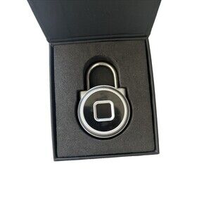 SCHULTZ Secure Shield Smart Padlock Finger Print Sensor USB Rechargable NEW